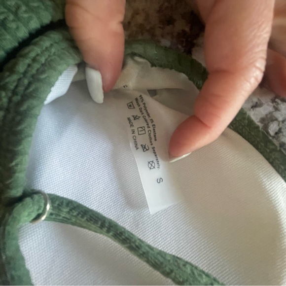 Green Ribbed Bikini Set - Picture 10 of 10